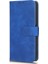 Xiaomi Poco X5 5g/redmi Için Note 12 5g (Global)/(Hindistan)/(Çin) Cilt Doku Pu Deri Deri Flip Stand Telefon Kılıf Damla Geçirmez Cüzdan Kapak-Mavi (Yurt Dışından) 5