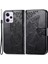Xiaomi Redmi Için Flip Cüzdan Kılıfı Not 12 Pro 5g/not 12 Pro Speed ​​5g/poco X5 Pro 5g, Pu Deri Baskılış Stand Telefon Kapak Black (Yurt Dışından) 1