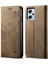 Xiaomi Redmi Için Cüzdan Telefon Kılıfı Not 11T Pro 5g/not 11T Pro+ 5G/K50I 5g/not 12T Pro 5g/poco X4 Gt 5g, Pu Deri Kot Ceza Doku Doku Standı Kapak-Khaki (Yurt Dışından) 1