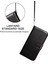 Xiaomi Redmi Için 12C 4g Toz Geçirmez Telefon Kılıfı Pu Deri Cüzdan Stand Flip Scratch Anti-Cratch Telefon Kapak Black (Yurt Dışından) 4
