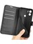 Xiaomi Için Redmi A1+ 4g/a2+ 4g/poco C50 4g Litchi Doku Folio Flip Telefon Kapağı Standı Cüzdan Pu Deri+ Tpu Case-Black (Yurt Dışından) 5