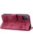 Xiaomi Için Redmi Note 12S 4g Sevimli Pu Deri Deri Telefon Kılıfı Şok Geçirmez Stand Cüzdan Kapağı Strap-Wine Red ile (Yurt Dışından) 3