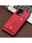 Xiaomi Için Redmi Note 12 Turbo/poco F5 5g Kickstand Pu Deri Kaplamalı Tpu Telefon Kapağı Kart Yuvaları-Kırmızı (Yurt Dışından) 5