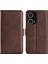 Xiaomi Için Redmi Note 12 Turbo/poco F5 5g Cüzdan Flip Telefon Kapağı Buzağı Dokusu Pu Deri Stand Folio Case-Brown (Yurt Dışından) 1