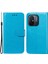 Xiaomi Redmi Için 12C 4g Toz Geçirmez Telefon Kılıfı Pu Deri Cüzdan Stand Flip Scratch Anti-Cratch Telefon Kapak Mavisi (Yurt Dışından) 1