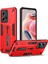 Xiaomi Için Redmi Note 12 4g Tpu+Pc Telefon Kapağı Yumuşak Halka Kayış Kırmızılı Gizli Kickstand Kasası (Yurt Dışından) 1
