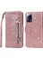 Xiaomi 13 Lite/civi 2 5g Işıltılı Deri Telefon Standı Kılıf Zippered Cüzdan Telefon Kapak Golü Altın (Yurt Dışından) 1