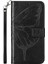 Xiaomi Için Pu Deri Telefon Kılıfı 13 Lite/civi 2 5g, Kelebek Çiçek Baskılı Anti-Çizelge Cüzdan Stand Kapağı El Strap-Black (Yurt Dışından) 2