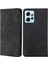 Xiaomi Için Redmi Note 12 4g Kart Tutucu Telefon Kılıfı Cilt Touch Pu Deri Stand Kapak Black (Yurt Dışından) 1
