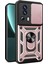 Xiaomi Için 13 Lite/civi 2 5g Kickstand Pc+Tpu Telefon Kılıfı Slayt Kamera Lens Koruma Telefon Kapak Çizgisi Altın (Yurt Dışından) 1