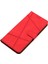 Xiaomi Için Redmi Note 12 4g Şok Geçirmez Deri Cüzdan Kapağı Baskılı Çizgiler Çılgın At Doku Telefon Stand Kılıfı Strap-Red ile (Yurt Dışından) 2