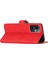Xiaomi Için Redmi Note 12 4g Şok Geçirmez Deri Cüzdan Kapağı Baskılı Çizgiler Çılgın At Doku Telefon Stand Kılıfı Strap-Red ile (Yurt Dışından) 5