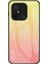 Xiaomi Redmi Için 12C 4g Gradyan Renkli Telefon Kılıfı Temperli Cam+Pc+Tpu Kapak Sınıfı Sarı (Yurt Dışından) 1