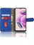 Xiaomi Için Redmi Not 12S 4g Pu Deri Cüzdan Flip Cover Cilt Touch Stand Telefon Kılıfı Mavisi (Yurt Dışından) 2