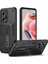 Xiaomi Redmi Için Note 12 4g Tpu+Pc Telefon Kapağı Yumuşak Halka Kayış-Siyah ile Gizli Kickstand Kasası (Yurt Dışından) 1