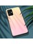 Xiaomi Redmi Için Note 12 5g (Hindistan) / Poco X5 5g Gradyan Renk Anti-Drop Telefon Kılıfı Temperlenmiş Cam Sert Pc Yumuşak Tpu Çizilmeye Dirençli Arka Kapak / Pembe (Yurt Dışından) 5