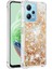 Xiaomi Redmi Için Not 12 4g Glitter Akan Sıvı Kılıf Yumuşak Tpu Şok Geçirmez Telefon Kapak-Altın/kalpler (Yurt Dışından) 3