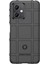 Xiaomi Redmi Için Note 12 5g (Global)/(Hindistan)/(Çin)/poco X5 5g Arka Kabuk, Koruyucu Telefon Kılıfı Engebeli Kare Grid Doku Esnek Tpu Kapak Black (Yurt Dışından) 2