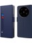 Xiaomi 13 Ultra Flip Cep Telefonu Kapağı Manyetik Pu Deri Katlama Stand Kartı Yuvası Telefon Kılıfı Ayna Mavisi (Yurt Dışından) 1