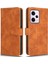 Xiaomi Redmi Için Note 12 Pro 5g/note 12 Pro Speed ​​5g/poco X5 Pro 5g Cilt Touch Hissed Hisset Telefon Kılıf Cüzdan Stand Flip Shockproof Pu Deri+Tpu Kapak-Kahverengi (Yurt Dışından) 1
