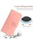 Xiaomi Için Redmi Note 12 4g HT04 Ayçiçeği Desen Stand Kapak Deri Cüzdanlı Telefon Kılıfı Omuz Kayış Işık Pembesi (Yurt Dışından) 5