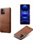 Xiaomi Redmi Için Koruyucu Telefon Kapağı Not 12 5g (Global)/(Hindistan)/(Çin)/poco X5 5g, Pu Deri Kaplamalı Pc Buzağı Dokulu Telefon Vaka-Brown (Yurt Dışından) 2