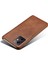 Xiaomi Redmi Için Koruyucu Telefon Kapağı Not 12 5g (Global)/(Hindistan)/(Çin)/poco X5 5g, Pu Deri Kaplamalı Pc Buzağı Dokulu Telefon Vaka-Brown (Yurt Dışından) 3