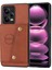 Xiaomi Için Poco X5 5g/redmi Note 12 5g (Global)/(Hindistan)/(Çin) Kickstand Telefon Kılıfı Tutucu Pu Deri Kaplamalı Tpu Kapak-Işık Kahverengi (Yurt Dışından) 1