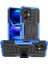 Xiaomi Redmi Için Note 12 5g (Global)/(Hindistan)/(Çin)/poco X5 5g Çarpışmaya Dayanıklı Lastik Desen Kickstand Case Pc+Tpu Sağlam Hibrid Telefon Kapak Mavisi (Yurt Dışından) 1