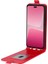 Xiaomi Için 13 Lite/civi 2 5g Kart Tutucu Dikey Flip Telefon Kılıfı Çılgın At Dokusu Pu Deri Kapak-Kırmızı (Yurt Dışından) 2