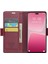 Xiaomi 13 Lite/civi 2 5g Anti-Çizelge Anti-Slatch Telefon Kılıfı Rfıd Engelleme Pu Deri Flip Cover-Red (Yurt Dışından) 2