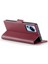 Xiaomi 13 Lite/civi 2 5g Anti-Çizelge Anti-Slatch Telefon Kılıfı Rfıd Engelleme Pu Deri Flip Cover-Red (Yurt Dışından) 4