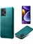 Xiaomi Için Redmi Note 12 Turbo/poco F5 5g Pu Deri Kaplamalı Pc Telefon Kılıf Buzağı Dokusu Damgara Karşıtı Kapak Yeşili (Yurt Dışından) 2