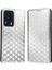 Xiaomi Civi 2 5g/12 Lite Ne 5g/13 Lite Baskılı Rhombus Desen Stand Cüzdan Tamamen Sarılmış Telefon Kılıfı Pu Deri Manyetik Otomatik Autsorbed Folio Flip Cover-Silver (Yurt Dışından) 1