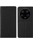 Xiaomi 13 Ultra, Pu Deri Anti-Çizelge Kartı Yuvaları Telefon Stand Kapağı Telefon Kılıfı Black (Yurt Dışından) 1