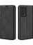 Xiaomi Için Poco F5 Pro 5g/redmi K60 Pro 5G/K60 5g Cilt Touch Hissed Hissedilen Manyetik Oto Ahmsorbed Cüzdan Pu Deri Flip Stand Telefon Kapağı Black (Yurt Dışından) 1