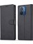 Xiaomi Redmi Için 12C 4G/11A 4g Damla Geçirmez Telefon Kasası Buzağı Doku Cüzdanı Deri Cep Telefonu Kapak Black (Yurt Dışından) 1
