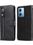 Buzağı Doku Xiaomi Için Telefon Kılıfı Not 12 5g (Global)/(Hindistan)/(Çin)/poco X5 5g Kitap Tarzı Pu Deri Fermuar Cep Flip Cüzdan Kapağı Stand-Black ile (Yurt Dışından) 1