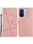 Xiaomi Için Redmi 12C 4g Baskılı Çizgiler Cüzdan Deri Telefon Kılıf Çılgın At Doku Stand Kapak Çizgi Altın (Yurt Dışından) 1