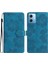 Xiaomi Redmi Için Deri Kılıf Not 12 5g (Çin)/(Hindistan)/(Global)/poco X5 5g Stand Cüzdan Telefon Kapak Mavisi (Yurt Dışından) 1
