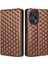 Xiaomi Için Redmi Note 12 Turbo 5g/poco F5 5g Pu Deri Telefon Kılıf Rhanmombus Disprint Flip Stant Cüzdan Kapak-Kahverengi (Yurt Dışından) 1