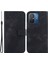 Xiaomi Redmi 12C Için 4g Şok Geçirmez Telefon Kapağı 7 Şekilli Baskılı Pu Deri Cüzdan Standı Case-Black (Yurt Dışından) 1