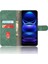 Xiaomi Için Poco X5 5g/redmi Note 12 5g (Global)/(Hindistan)/(Çin) Cilt Touch Pu Deri Flip Stand Telefon Kılıfı Damla Geçirmez Cüzdan Kapak Yeşili (Yurt Dışından) 2