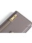 Xiaomi Redmi Için Note 12 Pro Speed ​​5g /note 12 Pro 5g /poco X5 Pro 5g Fermuarı Cep Telefonu Stand Kılıf Kart Kartı Yuvaları Straps-Grey ile Deri Telefon Kapağı (Yurt Dışından) 3