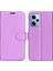 Xiaomi Redmi Için Note 12 Pro 5g/note 12 Pro Speed ​​5g/poco X5 Pro 5g Litchi Doku Pu Deri Deri Cüzdan Telefon Stand Kapak-Mor (Yurt Dışından) 1