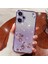 Xiaomi Için Redmi Note 12 Turbo/poco F5 5g Tpu Telefon Kapağı Çiçek Rhinestone Gradyan Glitter Kasa-Mor (Yurt Dışından) 1