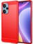 Xiaomi Redmi Için Note 12 Turbo/poco F5 5g Karbon Fiber Doku Fırçalanmış Kahve Telefon Tpu Kapak-Kırmızı (Yurt Dışından) 1