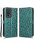 Xiaomi Için Koruyucu Telefon Kılıfı Poco F5 Pro 5g/redmi K60 Pro 5G/K60 5g Pu Deri Telefon Kapak Stand Stand Cüzdanı Dot Desen Basılı Yeşil (Yurt Dışından) 1