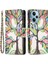 Xiaomi Için Poco F5 5g/redmi Not 12 Turbo BF03 Deri Cüzdan Stand Telefon Kılıfı Zipper Cep Deseni Baskı Kapak Yaşam Ağacı (Yurt Dışından) 1