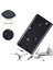 Xiaomi 13 Lite/civi 2 5g Pu Deri Glitter Telefon Kılıfı Stand Cep Telefonu Kart Tutucu-Black (Yurt Dışından) 4
